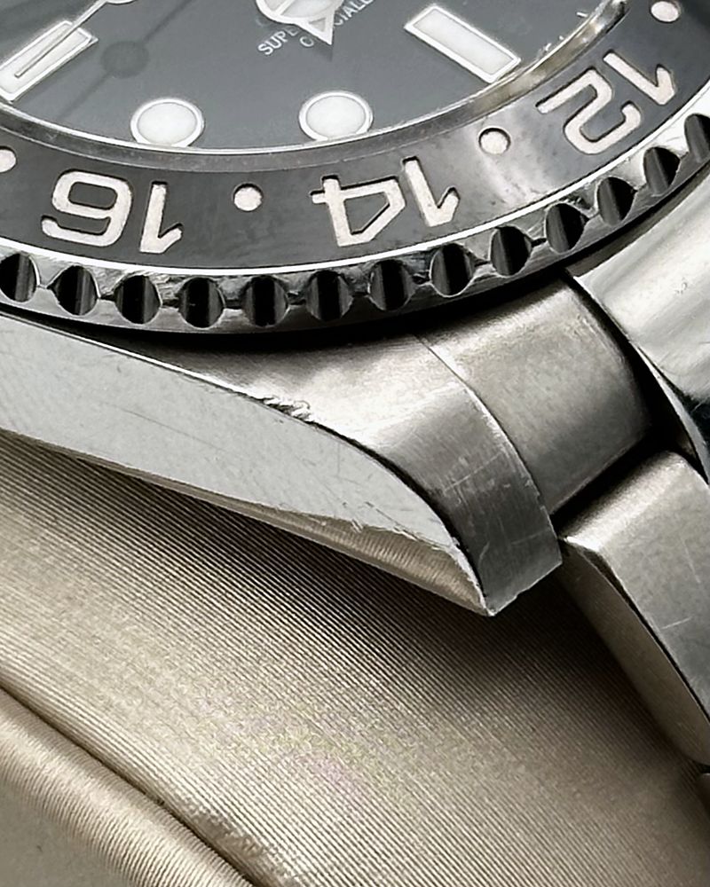 Lug and bevel before polishing