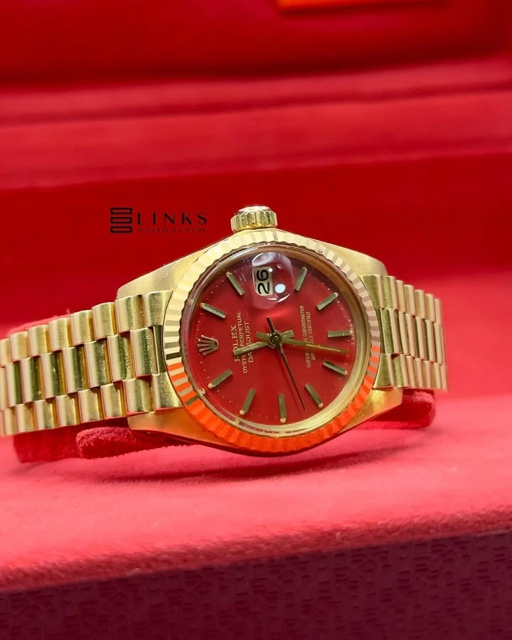 ROLEX DATEJUST “RED STELLA”