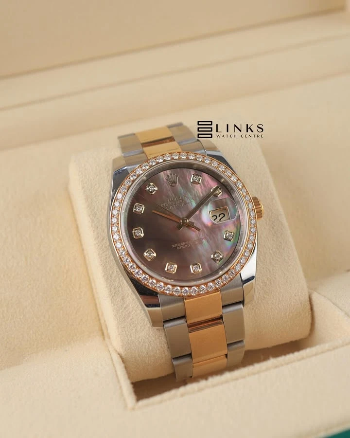 ROLEX DATEJUST (Mother Of Pearl / factory set diamonds)